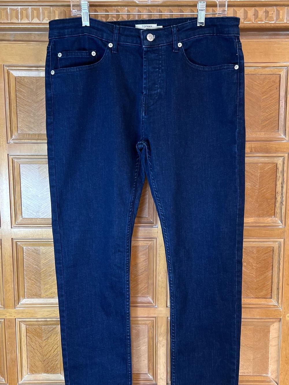Topman men’s jeans dark Wash skinny 34x31 NWT